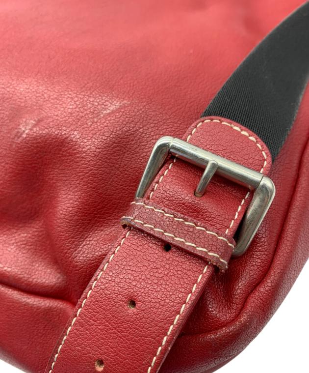 中古・古着通販】FURLA (フルラ) レザーショルダーバッグ レッド