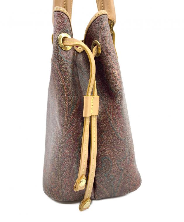 中古・古着通販】ETRO (エトロ) トートバッグ ブラウン×ベージュ