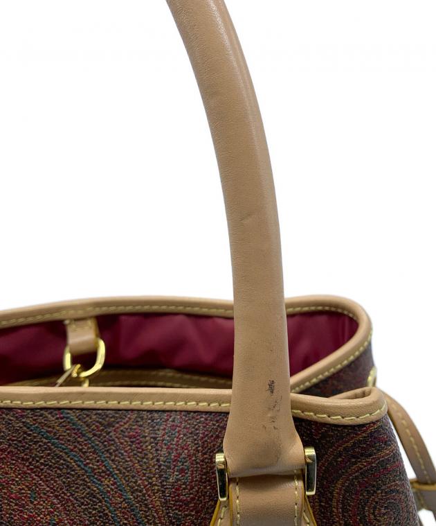 中古・古着通販】ETRO (エトロ) トートバッグ ブラウン×ベージュ