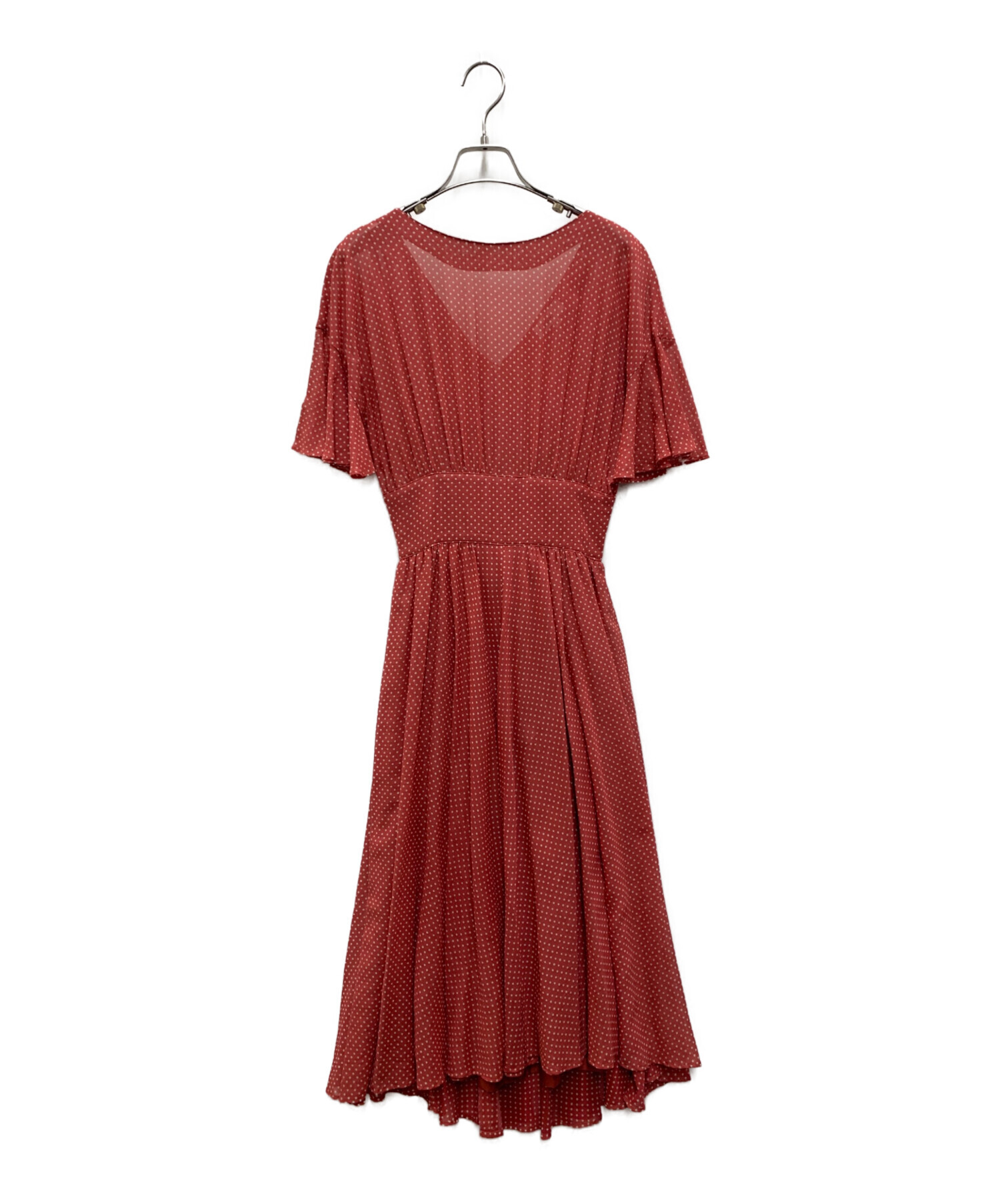 中古・古着通販】Chloe (クロエ) ワンピース レッド サイズ:40
