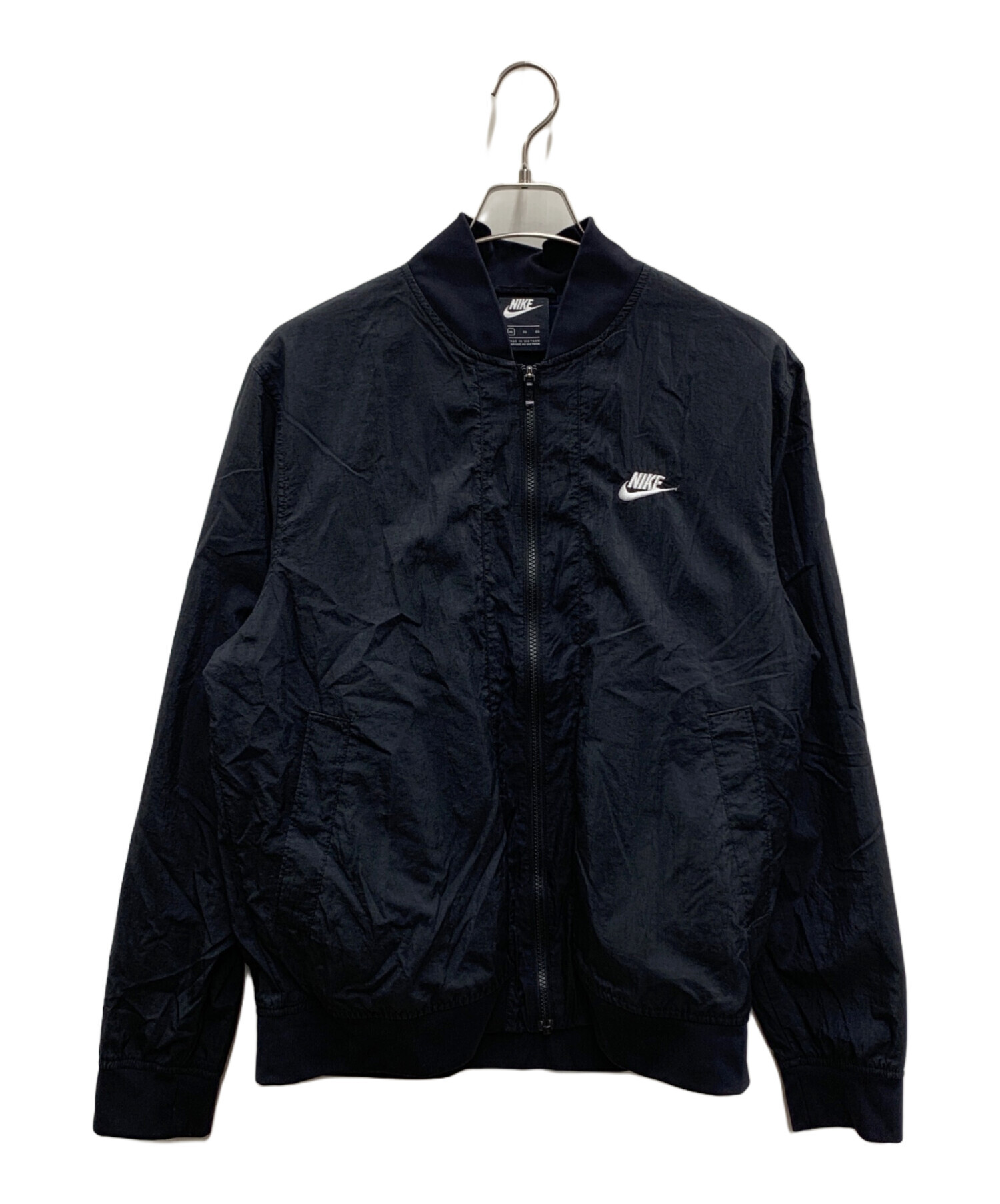 (古着)NIKE ナイキ ナイロンジャケット XXL ブラック 中古・古着通販】NIKE (ナイキ) ナイロンブルゾン ブラック サイズ:XL