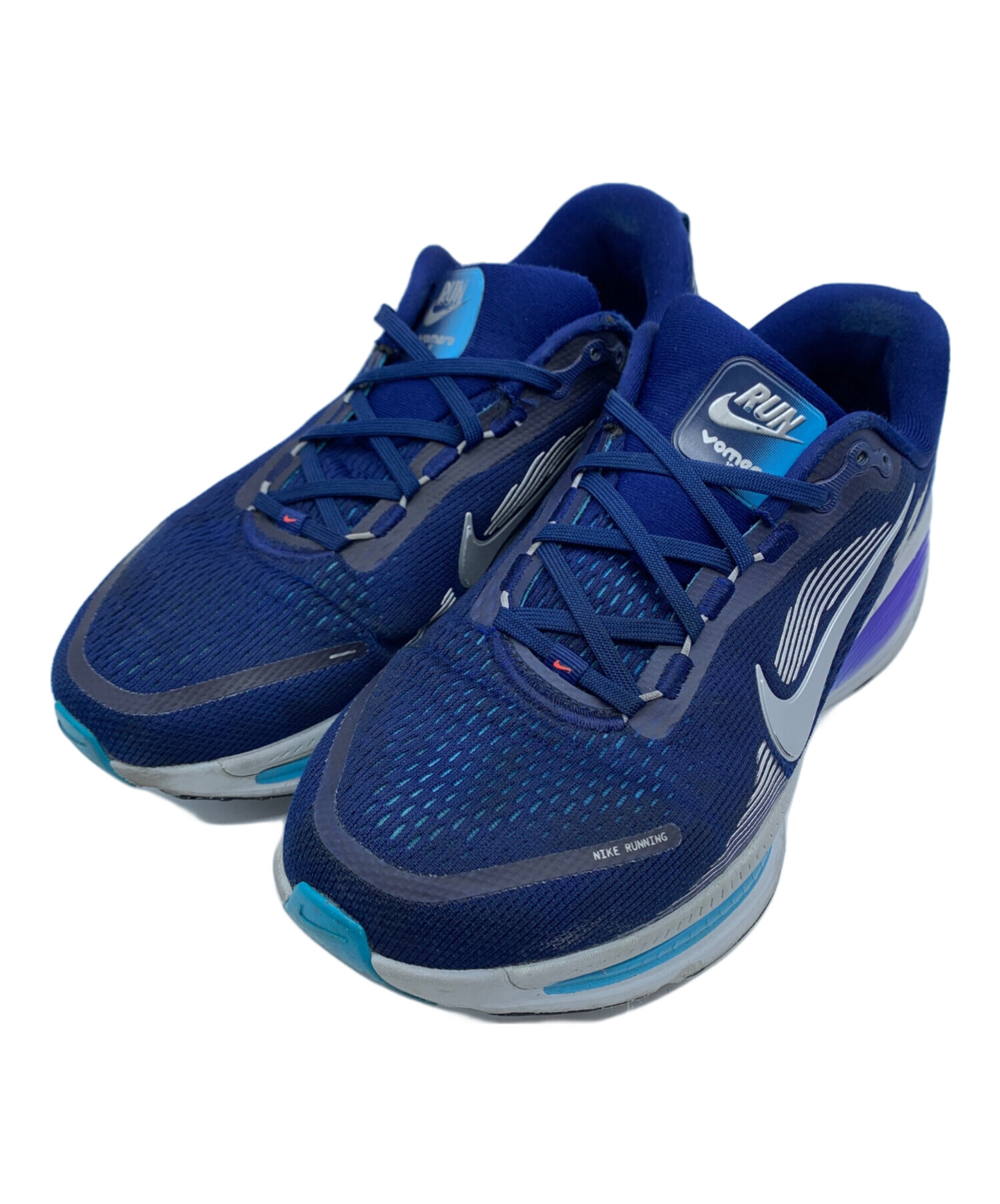 中古・古着通販】NIKE (ナイキ) ランニングシューズ ブルー サイズ