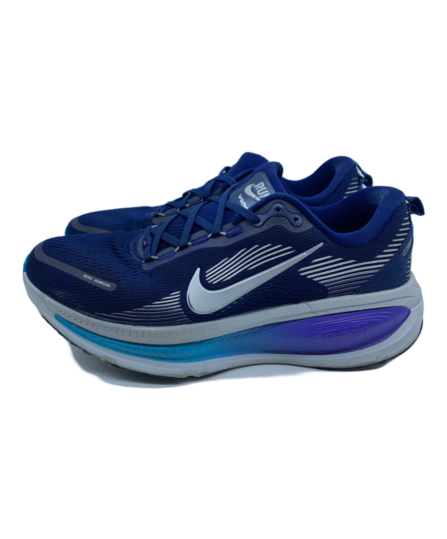 中古・古着通販】NIKE (ナイキ) ランニングシューズ ブルー サイズ