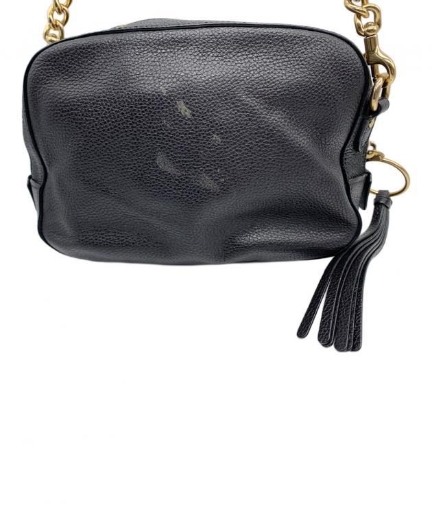 未使用品 COACH ショルダーバッグ ブラック チェーン 中古・古着通販 