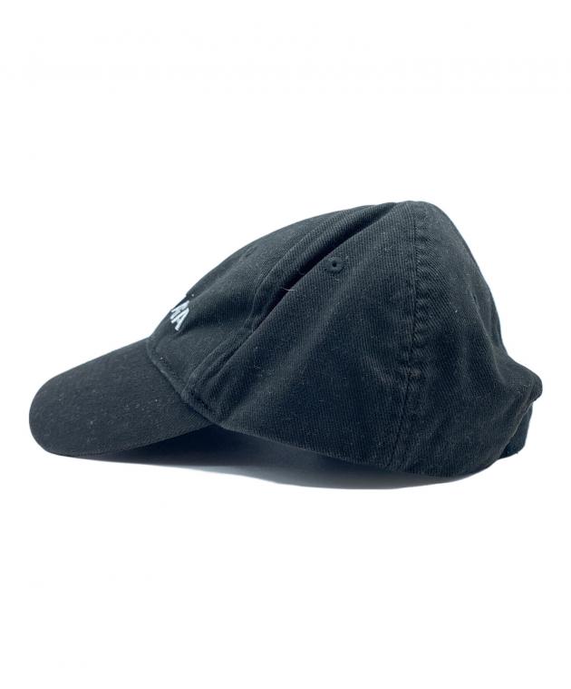 中古・古着通販】BALENCIAGA (バレンシアガ) ロゴキャップ ブラック