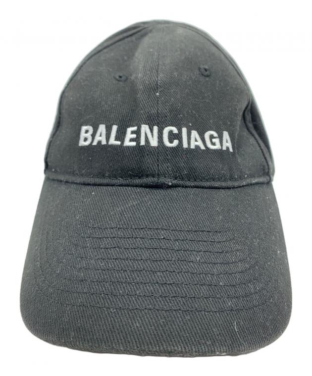 中古・古着通販】BALENCIAGA (バレンシアガ) ロゴキャップ ブラック