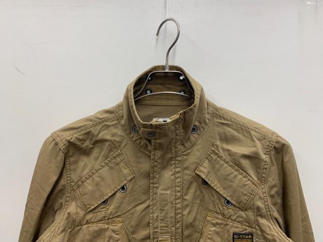 G-STAR RAW ベージュジャケット 中古・古着通販】G-STAR RAW (ジースターロゥ) ジップアップジャケット