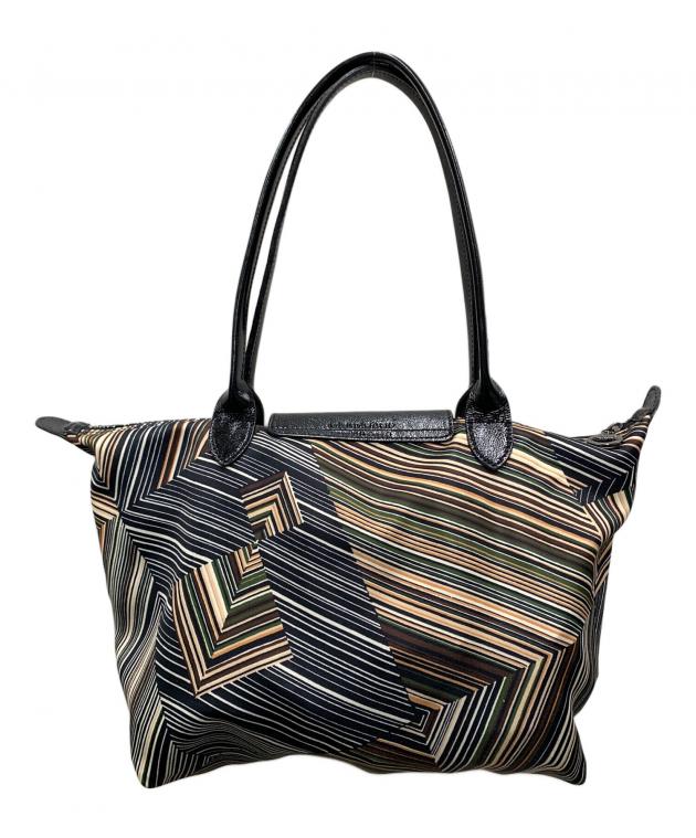 中古・古着通販】LONGCHAMP (ロンシャン) トートバッグ ブラック