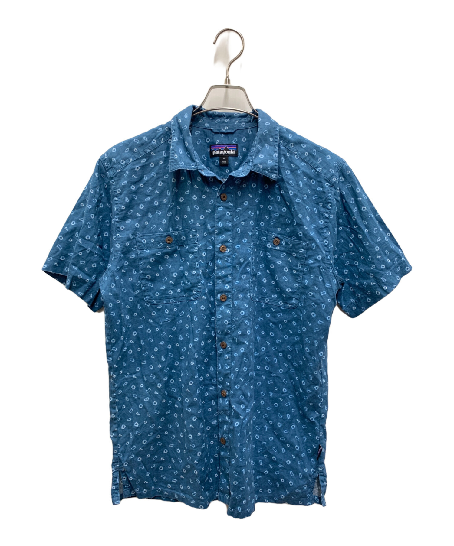 03年製　patagonia 半袖シャツ　ACシャツ　パタゴニア　Mサイズ　古着 中古・古着通販】Patagonia (パタゴニア) 半袖シャツ スカイブルー