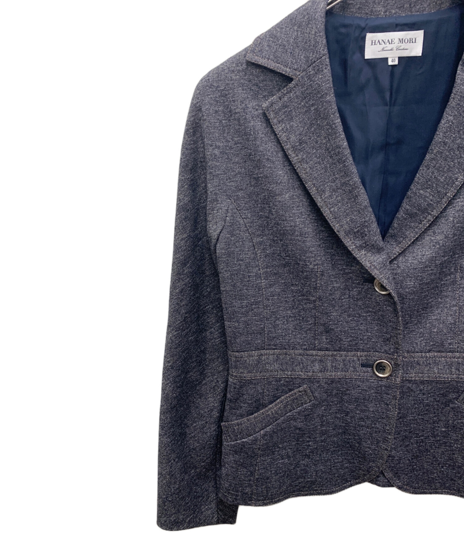 中古・古着通販】HANAE MORI (ハナエモリ) ジャケット グレー サイズ 