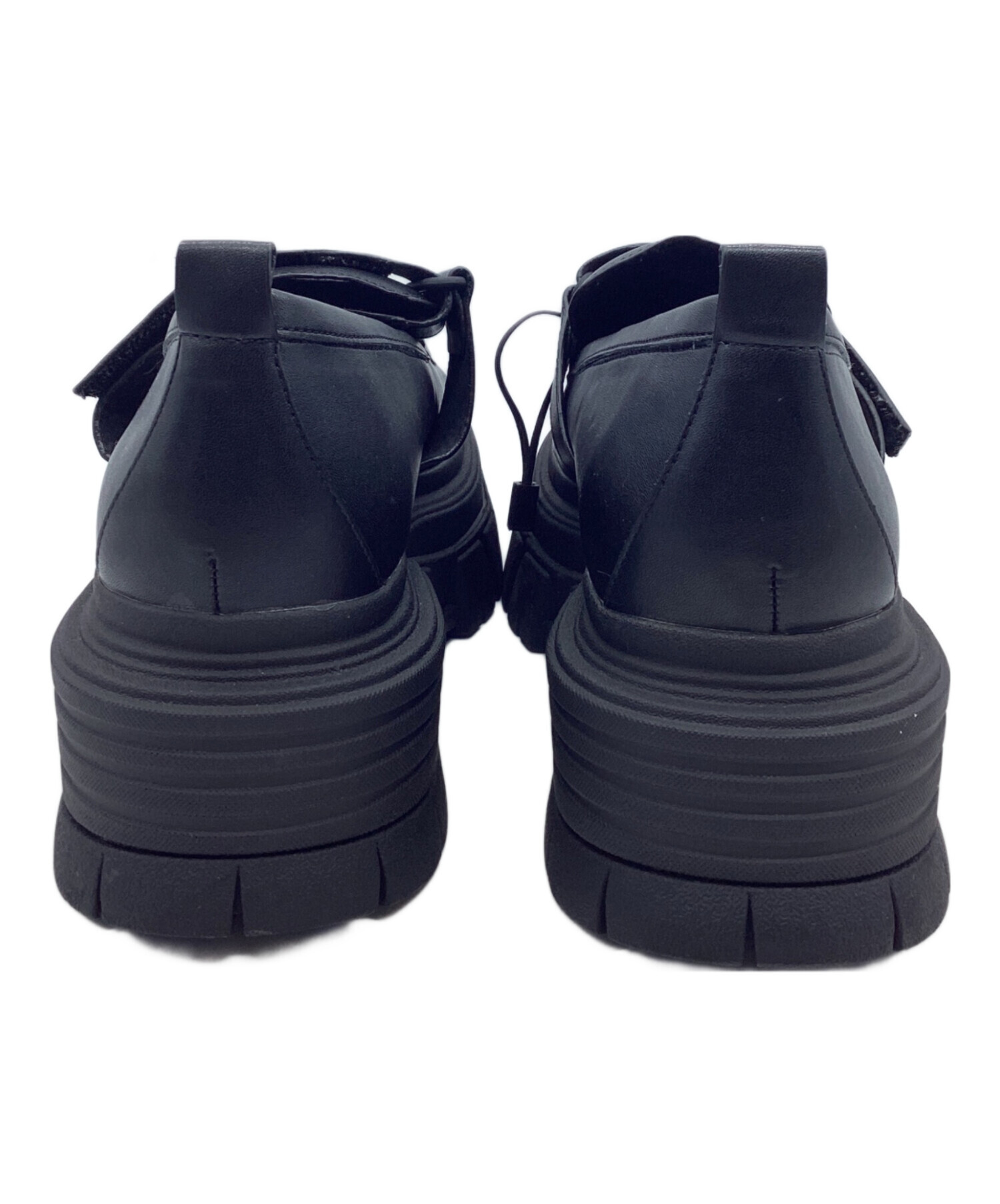 中古・古着通販】ZARA (ザラ) 厚底ローファー ブラック サイズ:41