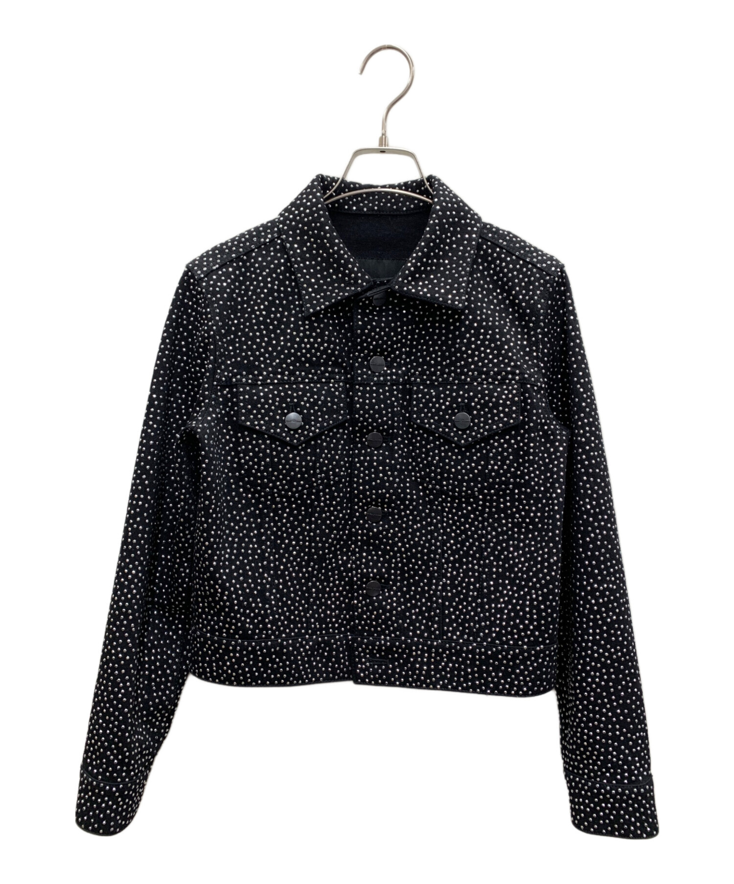 MARC JACOBS - マークジェイコブス デニムジャケット ブルゾン ケミカルウォッシュ XS 中古・古着通販】MARC JACOBS (マークジェイコブス) デニムジャケット