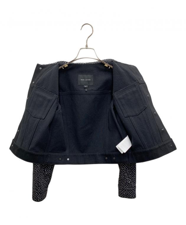 MARC JACOBS - マークジェイコブス デニムジャケット ブルゾン ケミカルウォッシュ XS 中古・古着通販】MARC JACOBS (マークジェイコブス) デニムジャケット