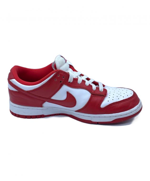 NIKE ナイキ スニーカー 27cm 赤x白 【古着】【中古】 中古・古着通販】NIKE (ナイキ) ローカットスニーカー レッド×ホワイト