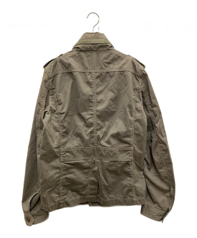 DIESEL　カーキ クロップドミリタリージャケット 中古・古着通販】DIESEL (ディーゼル) ジャケット カーキ サイズ:L