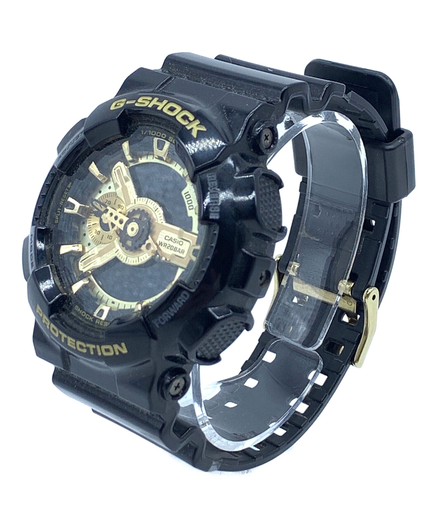 【naobee。希少　美品　稼働品】CASIO デジアナ 中古・古着通販】CASIO (カシオ) デジアナウォッチ ゴールド｜ブランド