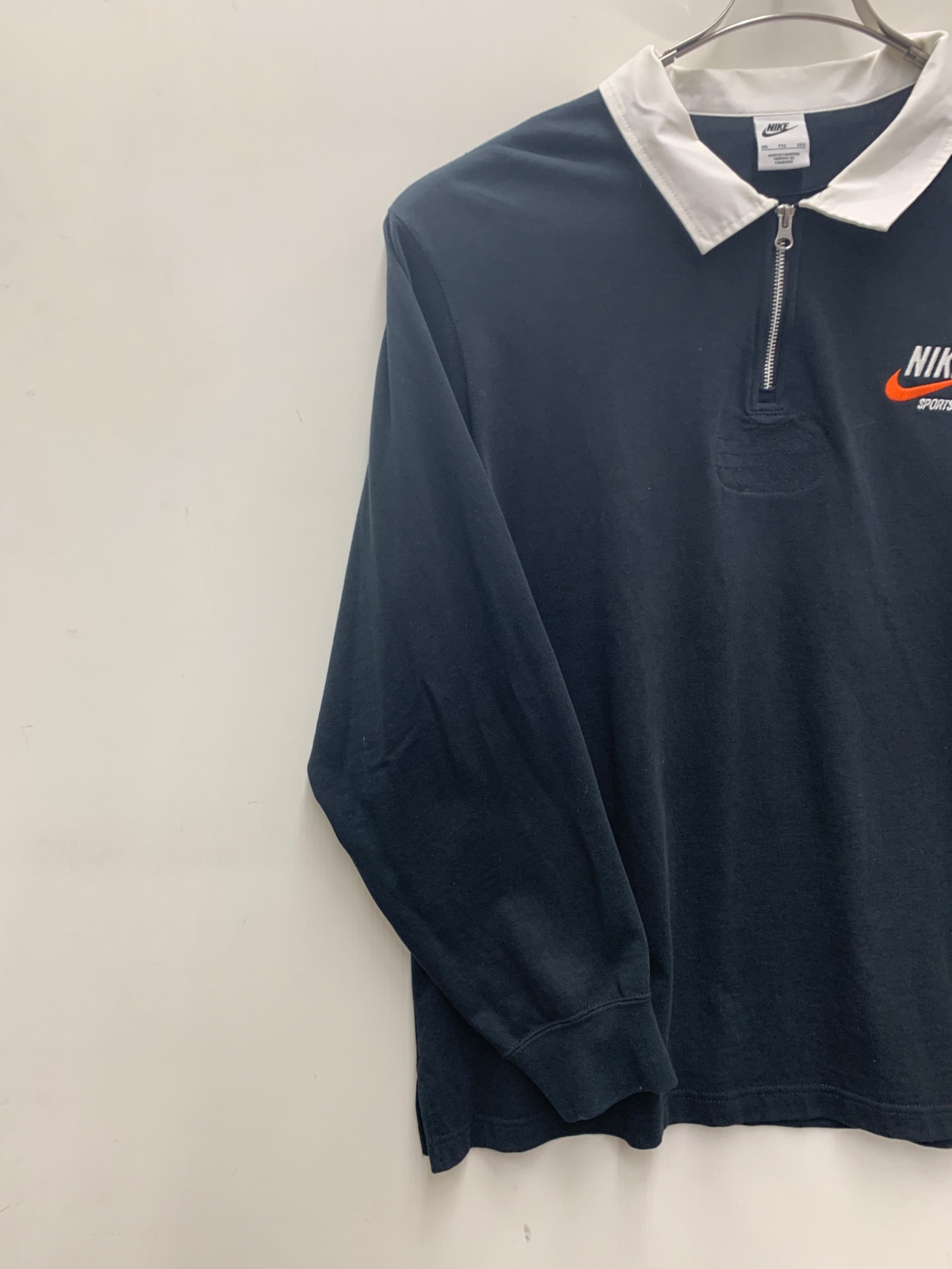 中古・古着通販】NIKE (ナイキ) ラガーシャツ ブラック サイズ:XXL