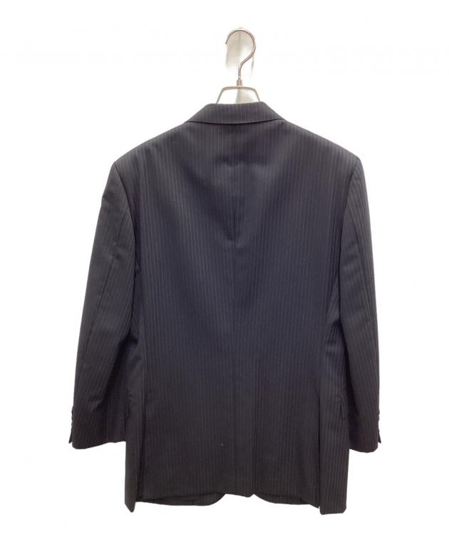 バーバリーブラックレーベル 2Bセットアップスーツ 110s 黒 42 冠婚葬祭 中古・古着通販】BURBERRY BLACK LABEL (バーバリーブラックレーベル
