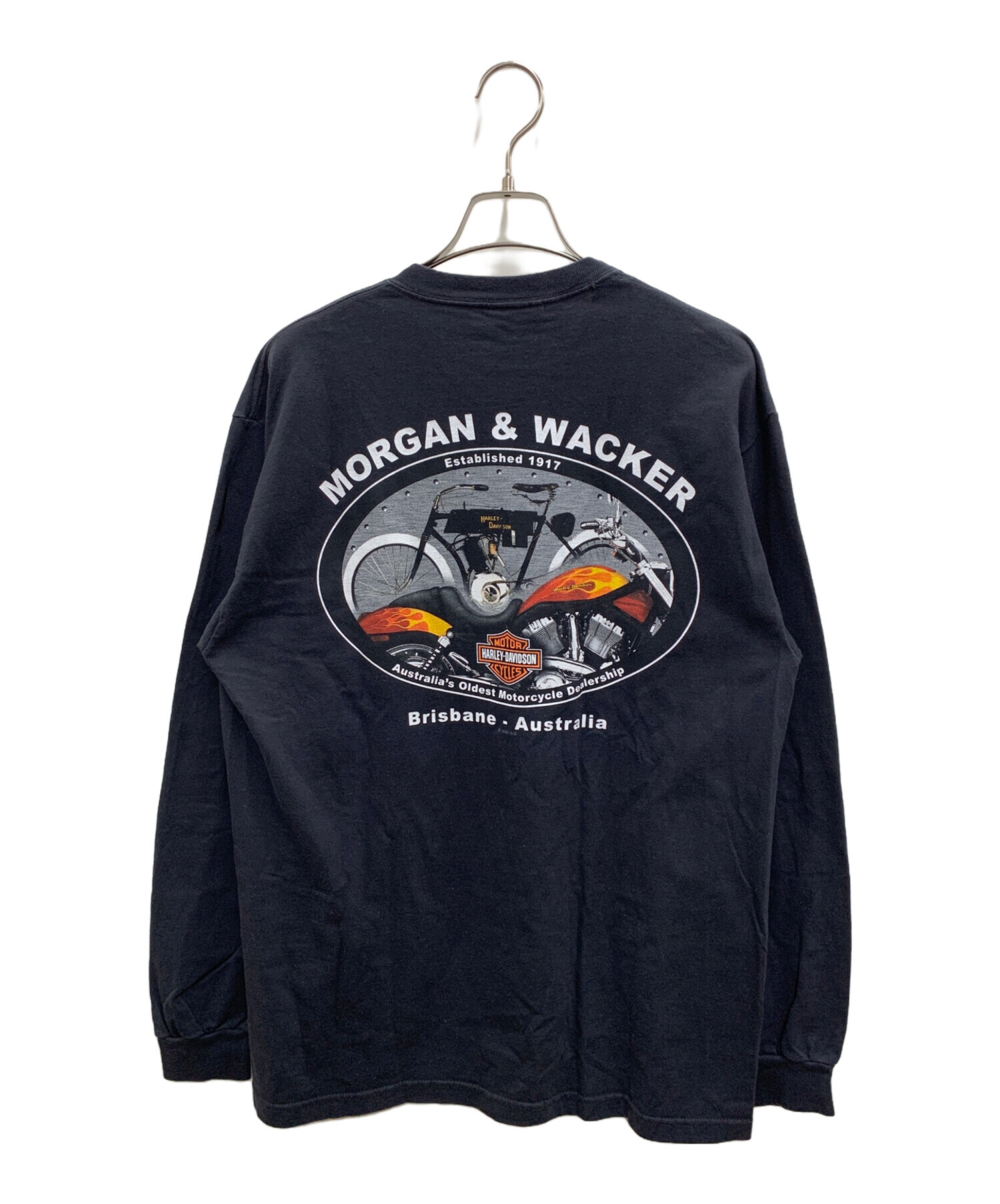Harley-Davidson 長袖　tシャツ 中古・古着通販】HARLEY-DAVIDSON (ハーレーダビッドソン) Hanes
