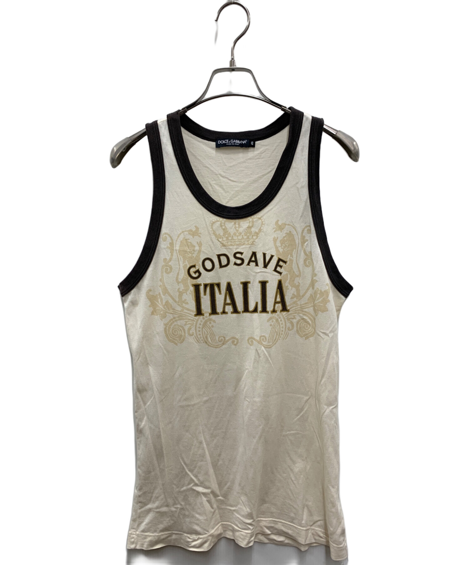 美品　ドルチェ&ガッバーナ　 ノースリーブ トップス 中古・古着通販】DOLCE & GABBANA (ドルチェ＆ガッバーナ