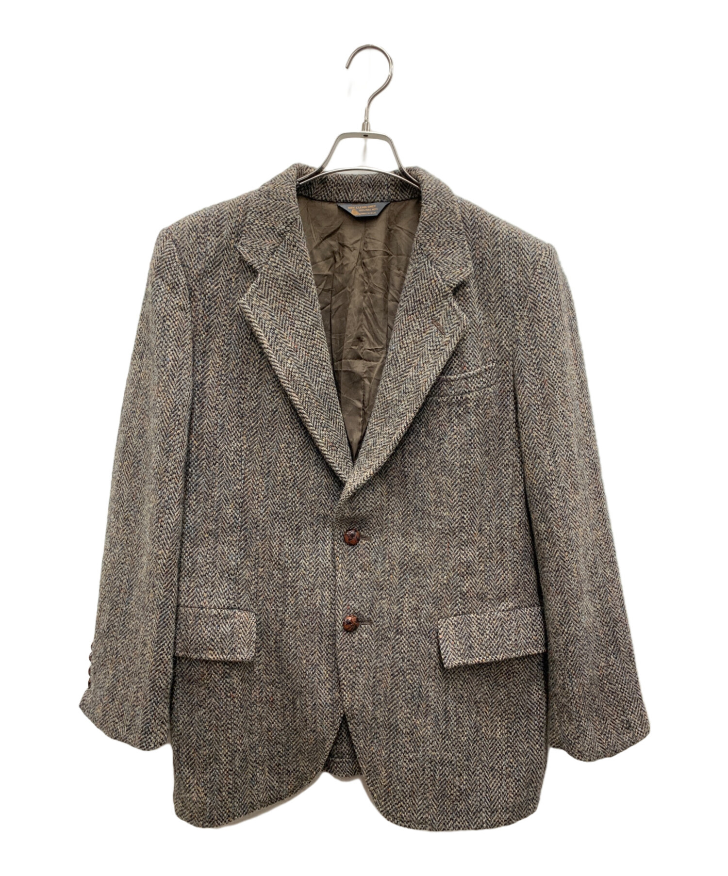 ハリスツイード　ヴィンテージ　harris tweed 中古・古着通販】Harris Tweed (ハリスツイード) ジャケット ブラウン