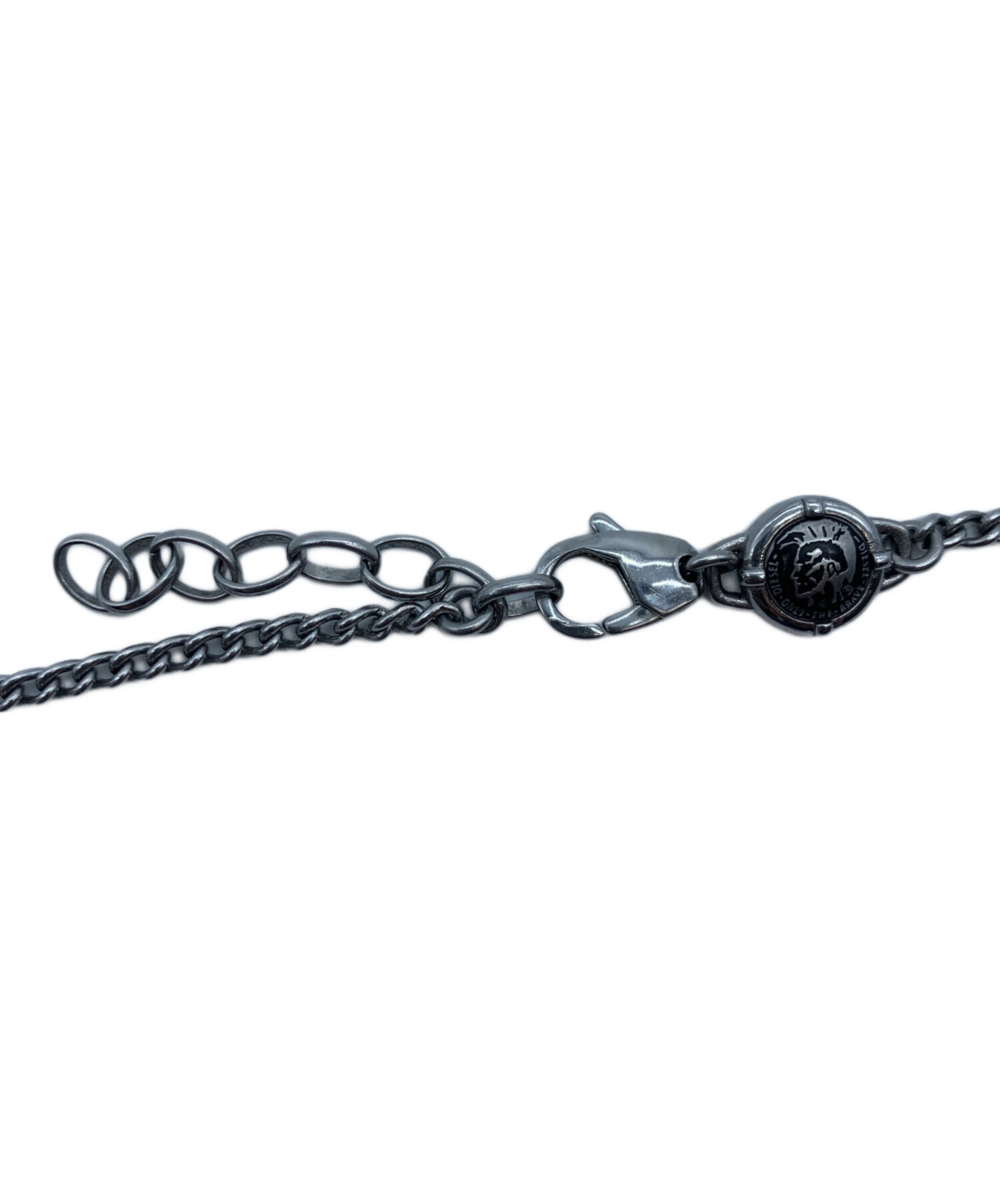 中古・古着通販】DIESEL (ディーゼル) ロゴプレートネックレス
