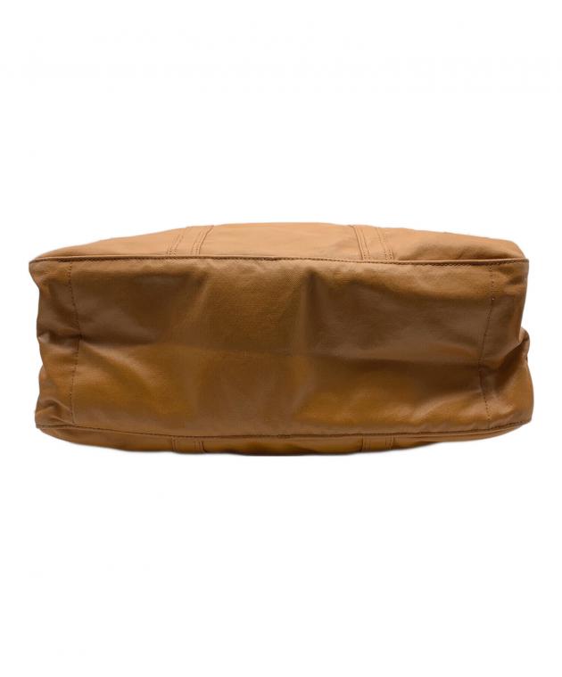 PORTER ボストンバッグ キャメル 中古・古着通販】PORTER (ポーター) ミニボストンバッグ キャメル