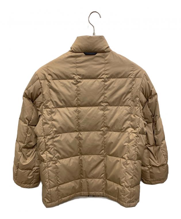 BURBERRY ベージュダウンジャケット 38 中古・古着通販】BURBERRY (バーバリー) ダウンジャケット ベージュ