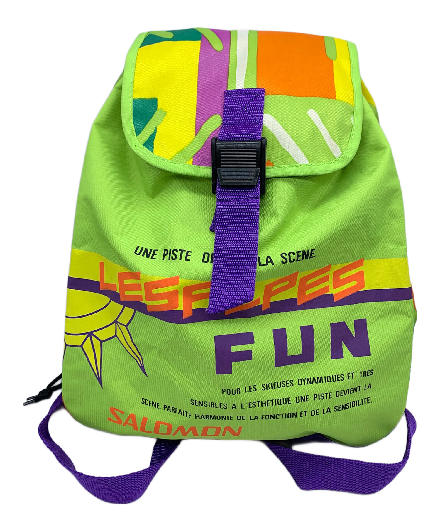 中古・古着通販】SALOMON (サロモン) リュック イエロー×オレンジ