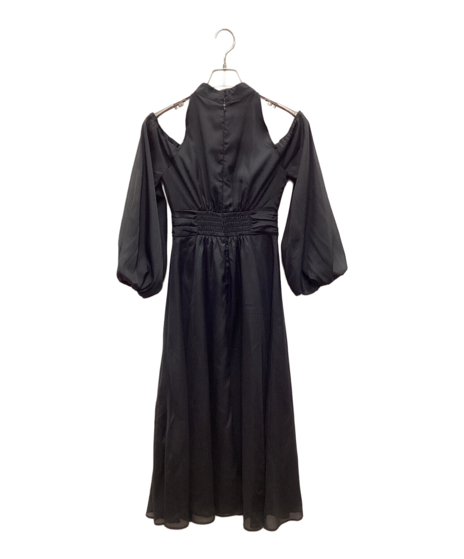 中古・古着通販】Rose Muse (ロゼミューズ) 長袖ワンピース ブラック 