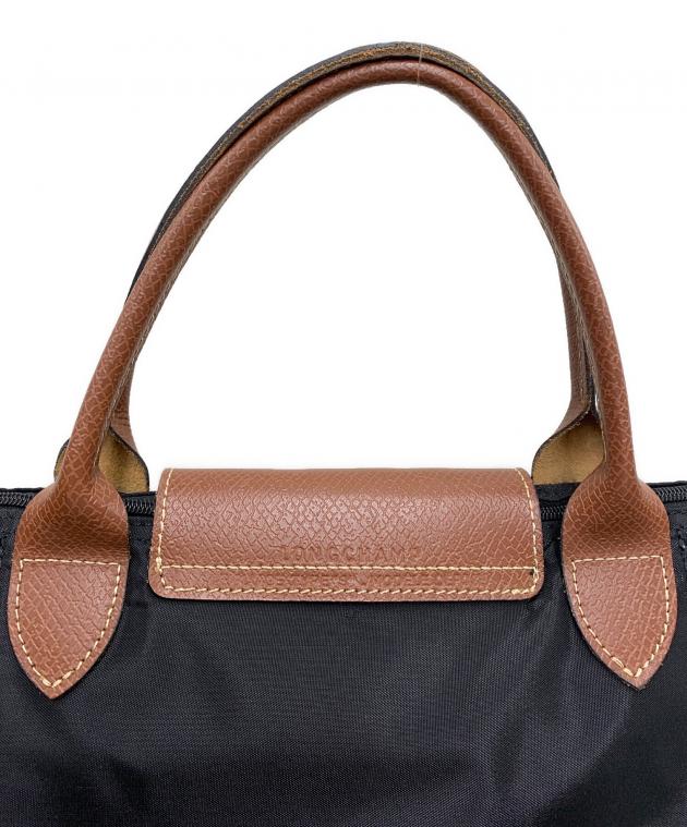 中古・古着通販】LONGCHAMP (ロンシャン) 折りたたみバッグ ブラック