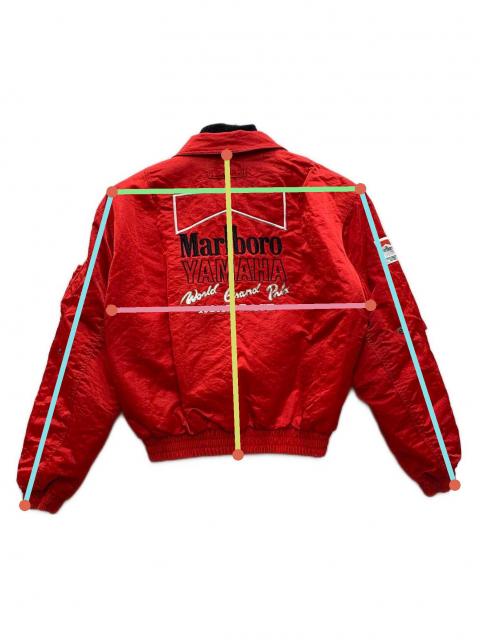 しい様に決定❕「超希少」YAMAHA Marlboroライダーズジャケット(M) 中古・古着通販】Marlboro (マルボロ) YAMAHA (ヤマハ) ライダース