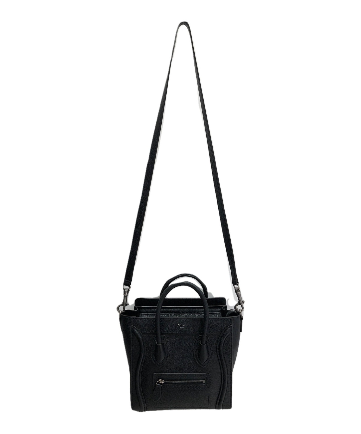 中古・古着通販】CELINE (セリーヌ) ラゲージナノショッパー ブラック 