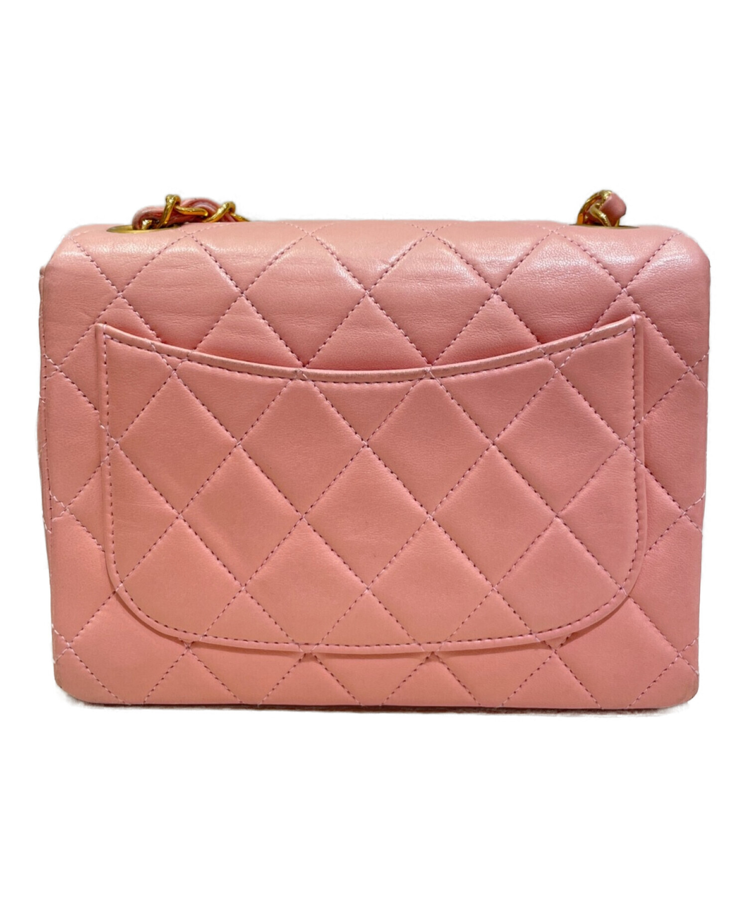 中古・古着通販】CHANEL (シャネル) ミニマトラッセ ピンク サイズ:18