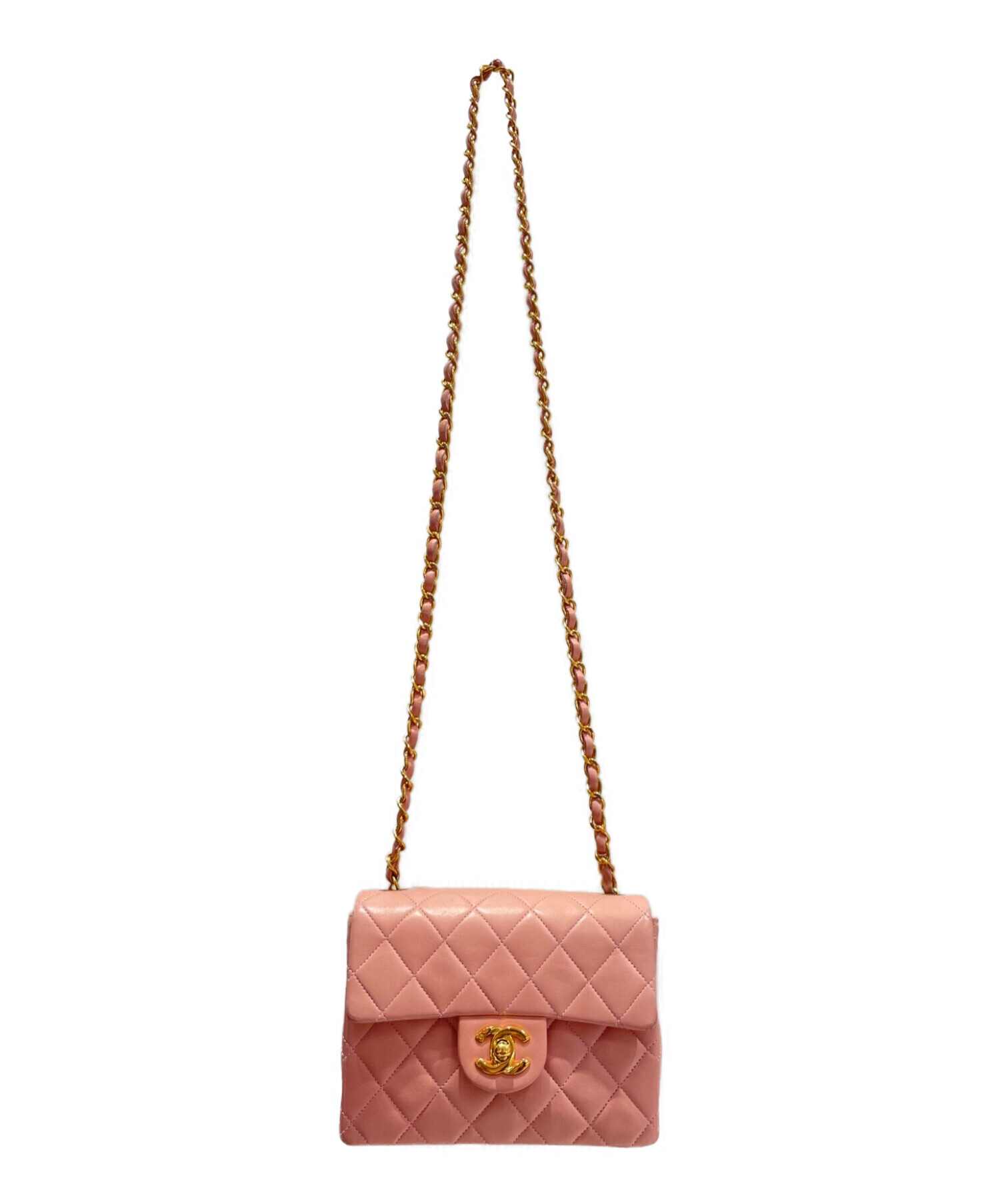 中古・古着通販】CHANEL (シャネル) ミニマトラッセ ピンク サイズ:18