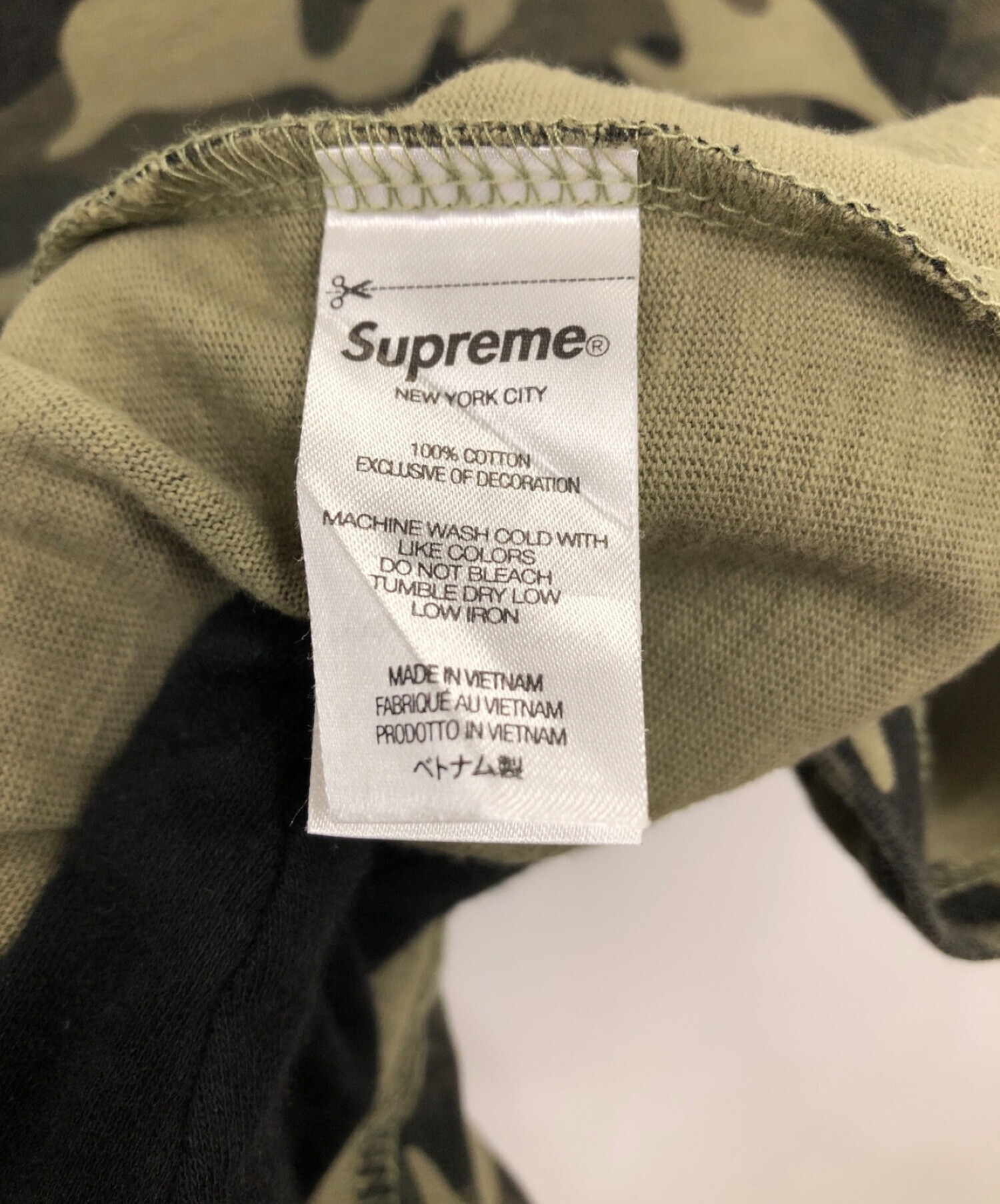中古・古着通販】SUPREME (シュプリーム) S/S Pocket Tee オリーブ 