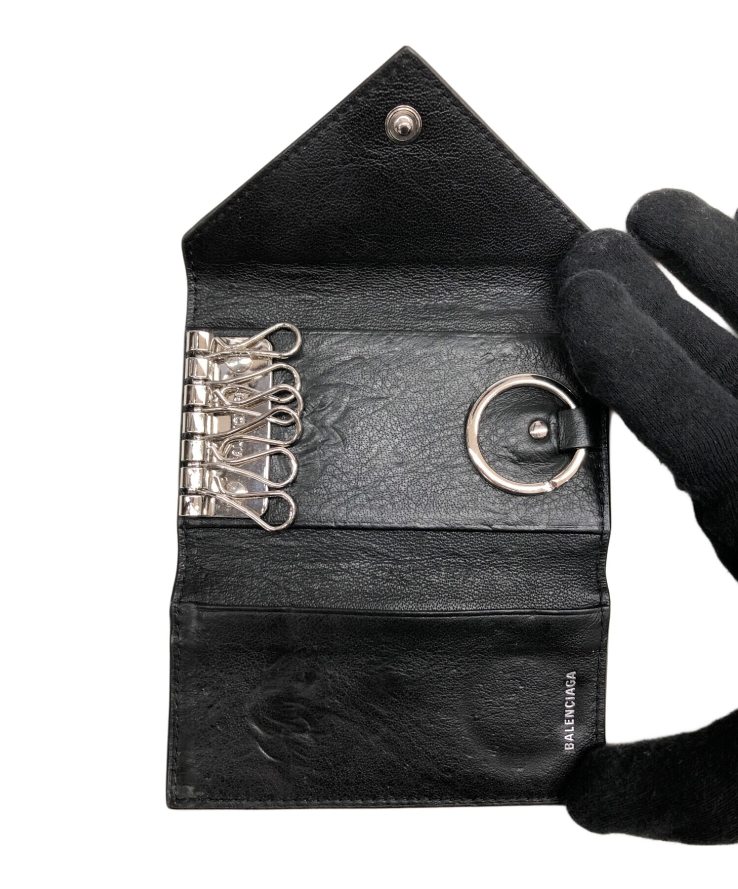 中古・古着通販】BALENCIAGA (バレンシアガ) 6連キーケース ブラック