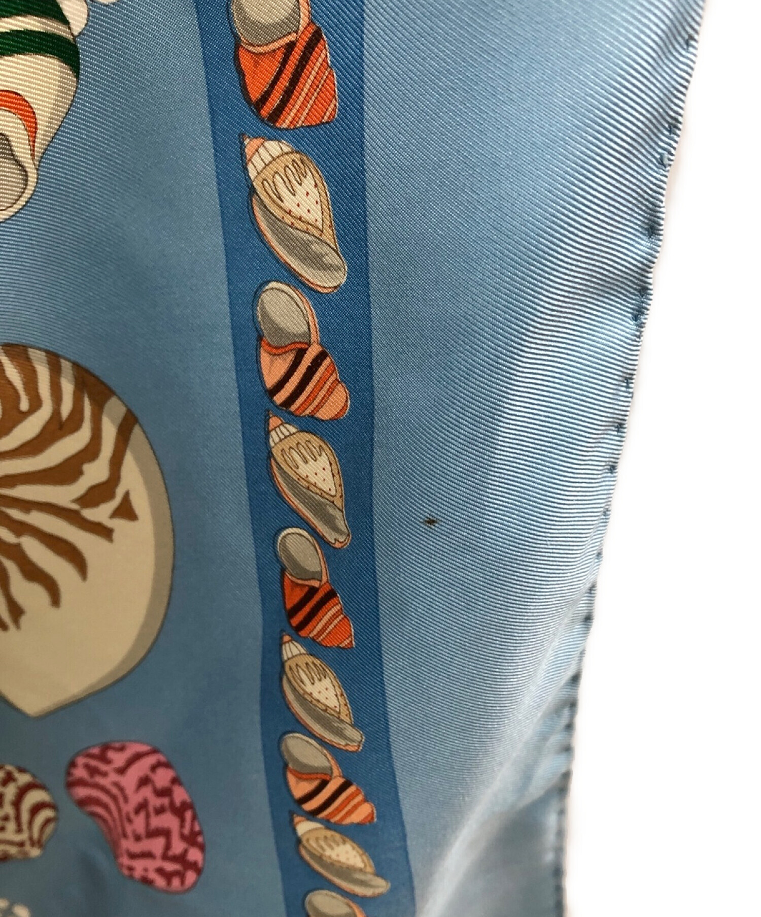 中古・古着通販】GUCCI (グッチ) シルクスカーフ スカイブルー