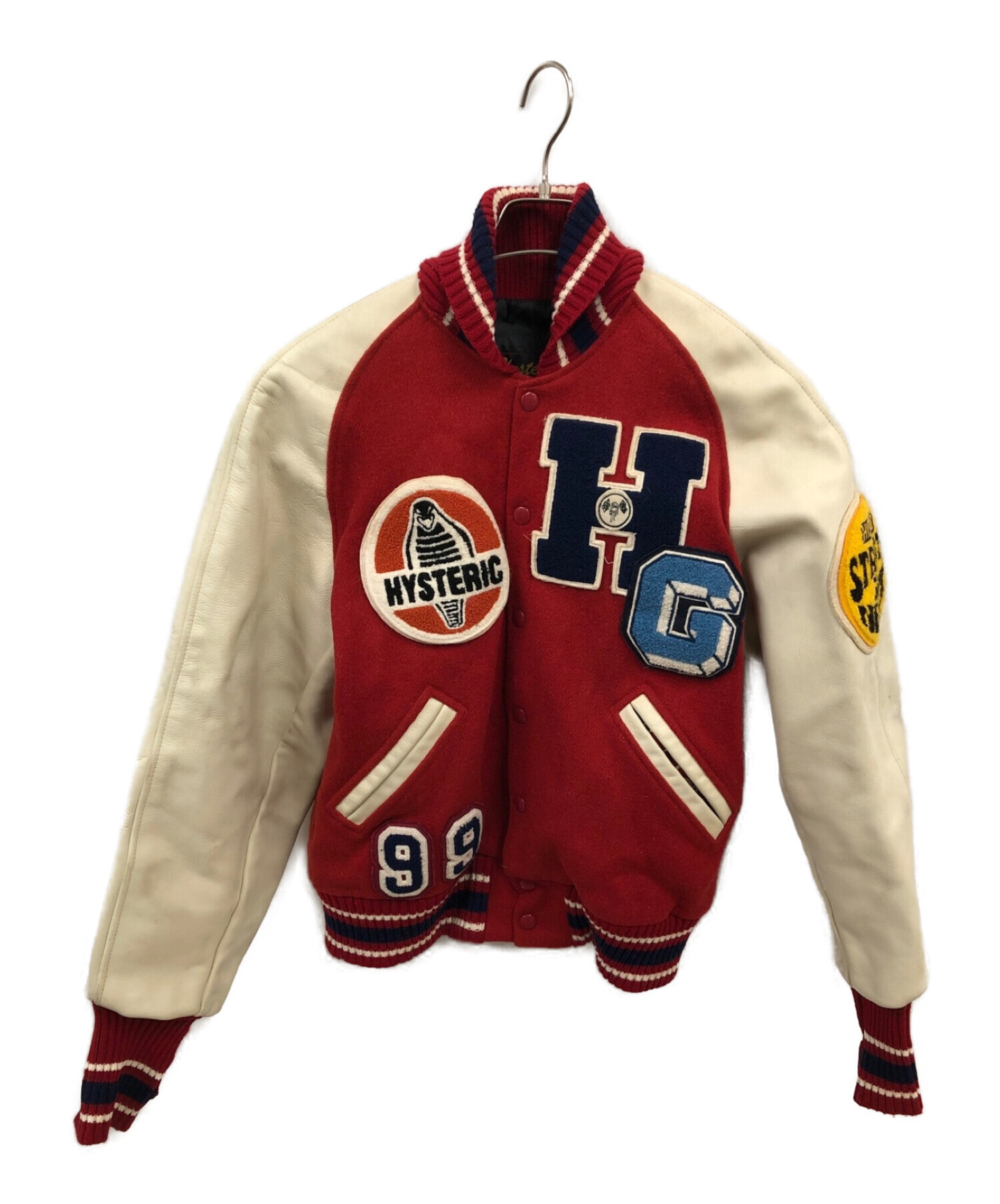 hysteric スタジャン レッド 中古・古着通販】hysterics (ヒステリックス) スタジャン レッド