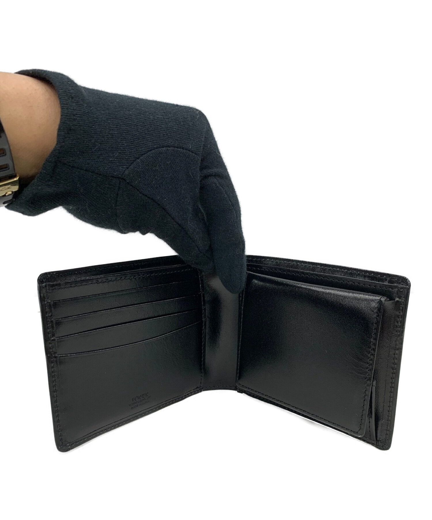 中古・古着通販】PORTER (ポーター) 2つ折り財布 シーン ブラック