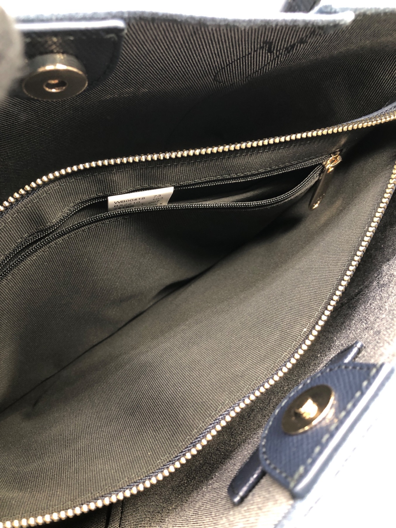 中古・古着通販】FURLA (フルラ) キャンバストートバッグ ネイビー