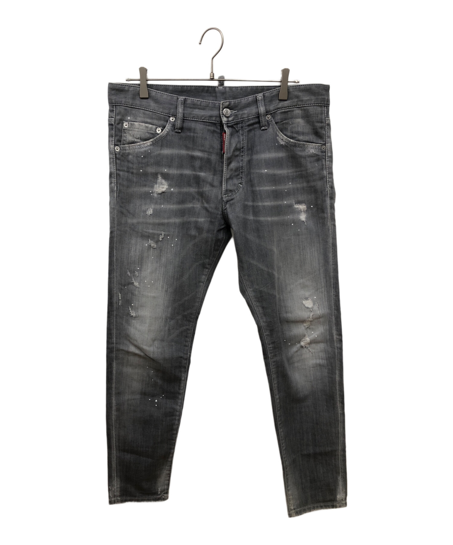 中古・古着通販】DSQUARED2 (ディースクエアード) デニムパンツ グレー 