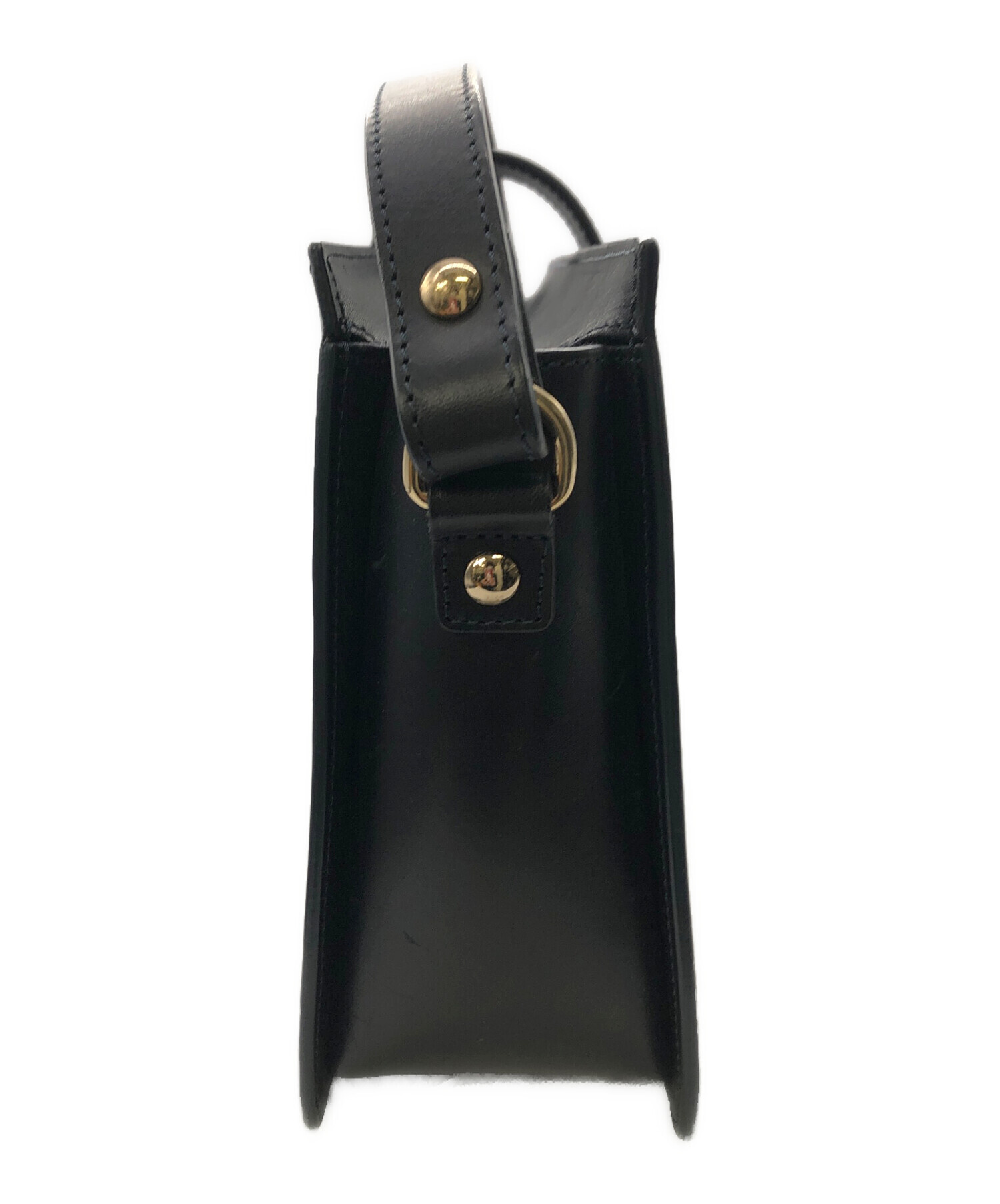 【未使用】A.P.C. ブラックレザーケース 中古・古着通販】A.P.C. (アーペーセー) ショルダーバッグ ブラック