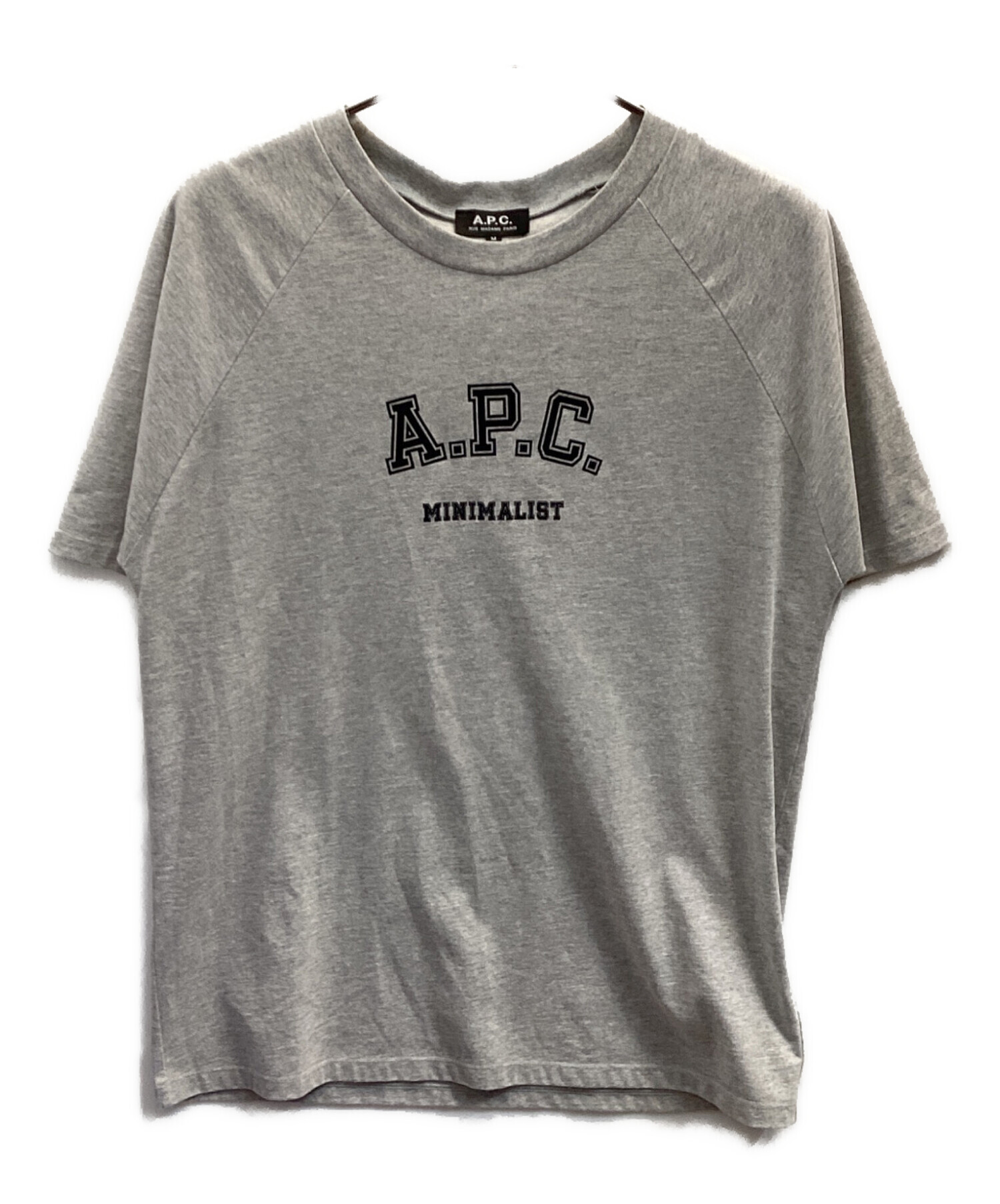 中古・古着通販】A.P.C. (アーペーセー) ロゴプリントクルーネックT 