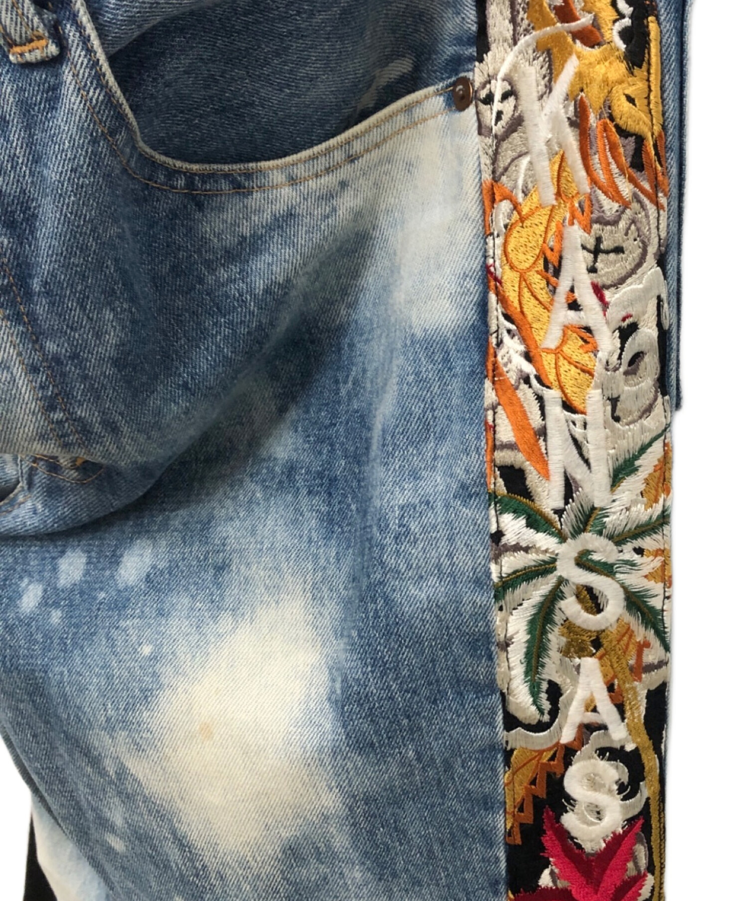 中古・古着通販】doublet (ダブレット) デニムパンツ CUSTOMIZED DENIM