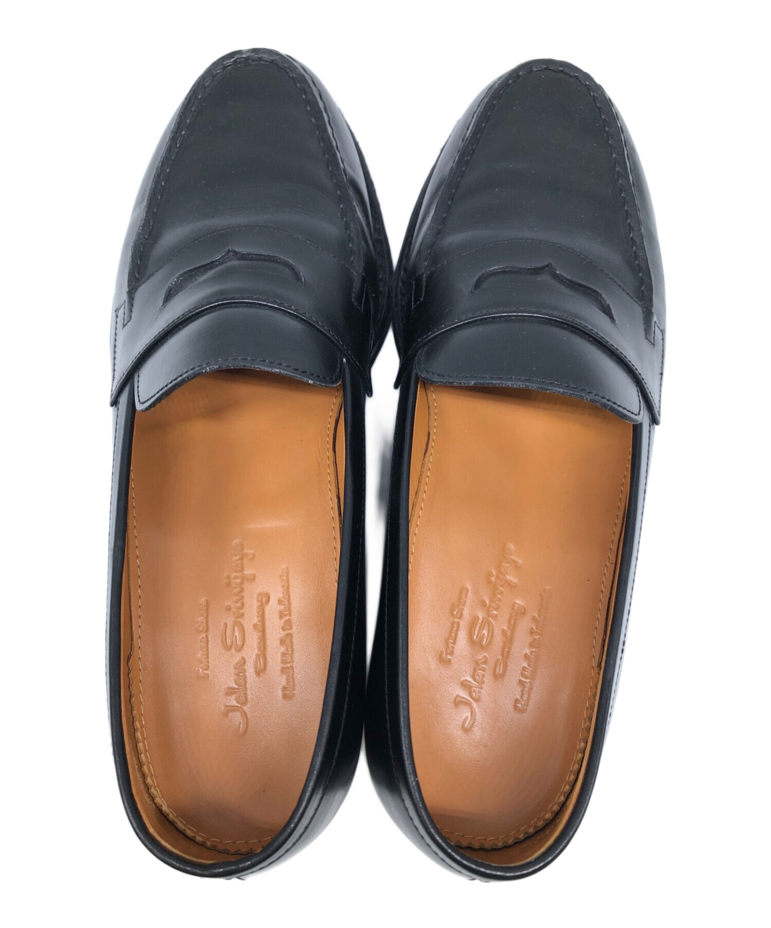 新品 未使用 Jalan Sriwijaya 98978  BLACK カジュアルシューズ | 98978 / BLACK CALF (VIBRAM SOLE) - Jalan