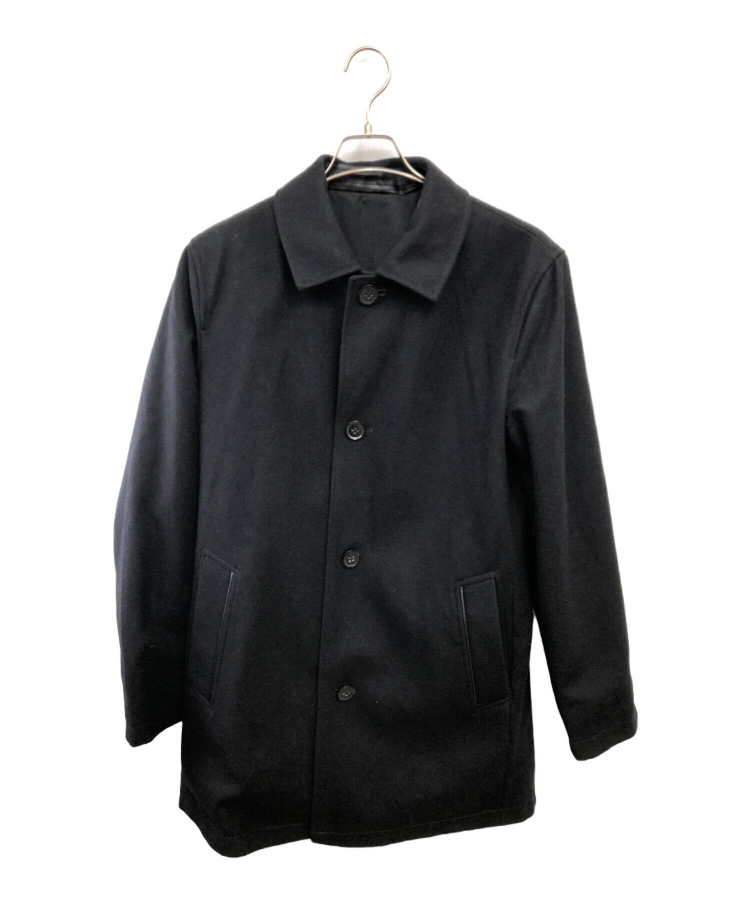中古・古着通販】COLE HAAN (コールハーン) ウールジャケット ブラック 