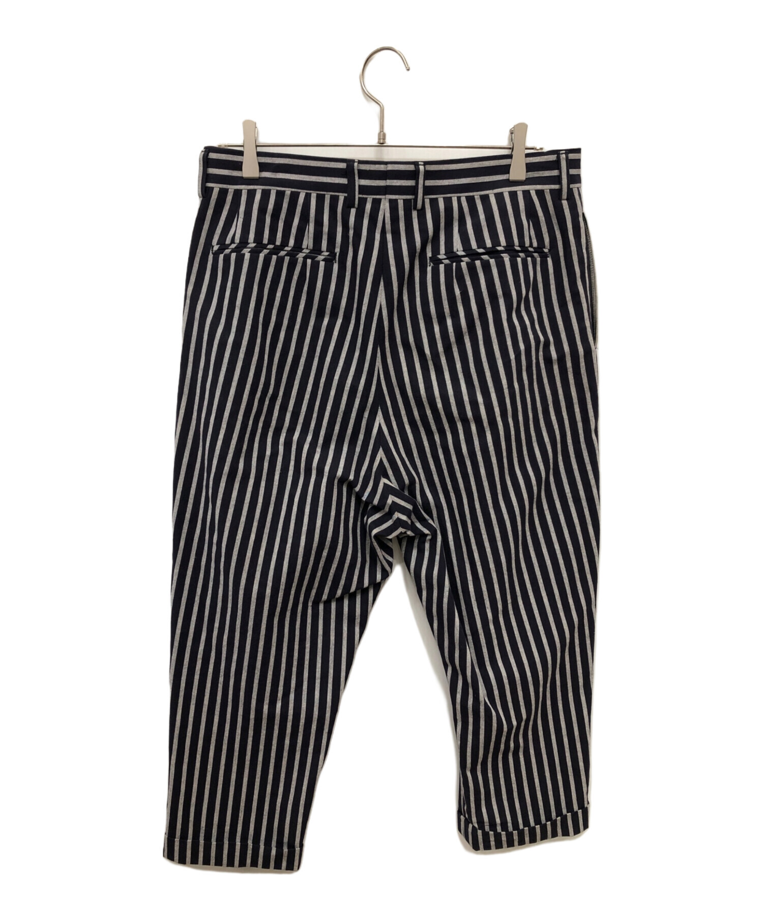 中古・古着通販】NEAT (ニート) 2タック ストライプ ワイドパンツ／TWO