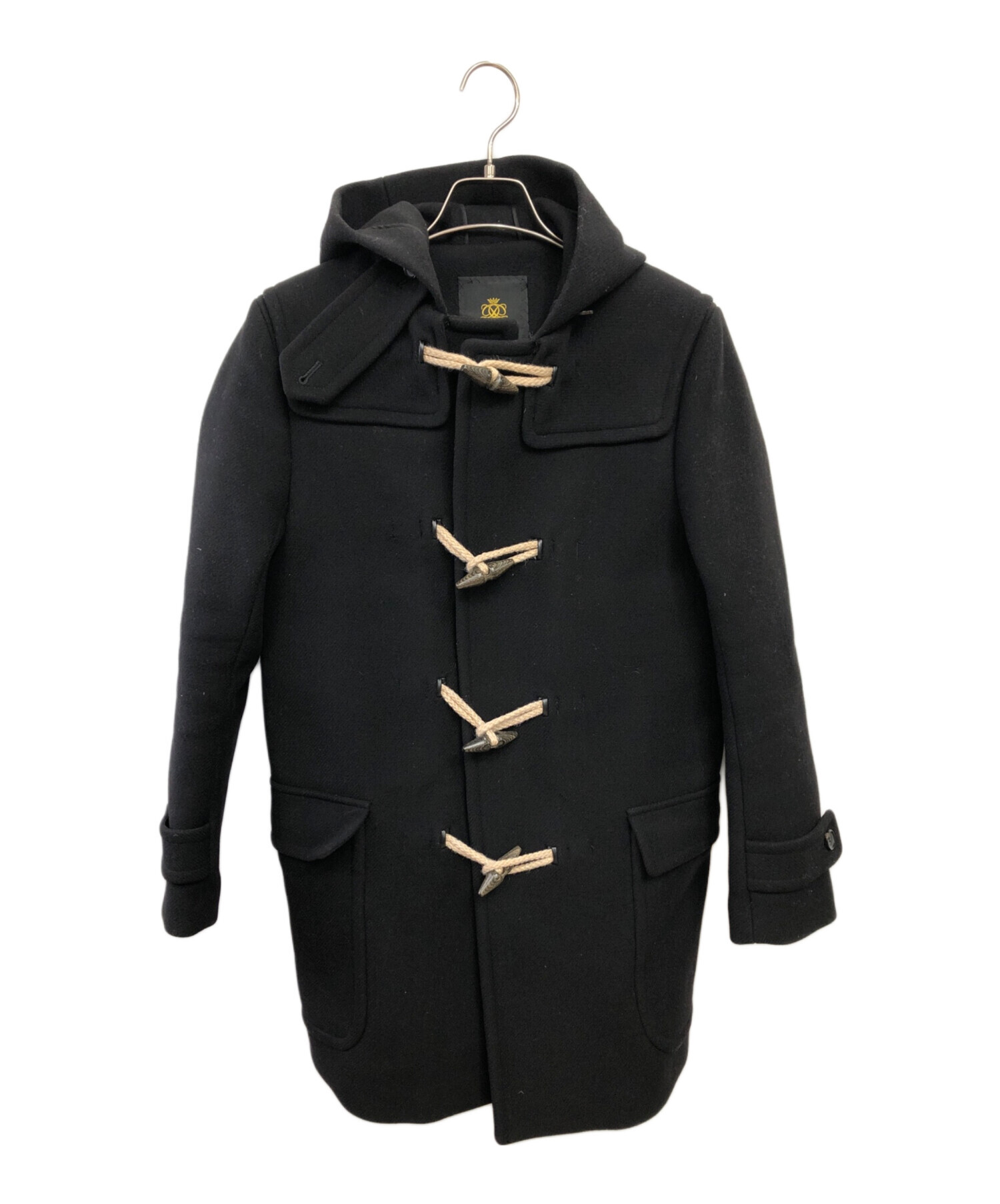 中古・古着通販】DRAWER (ドゥロワー) ダッフルコート ブラック サイズ