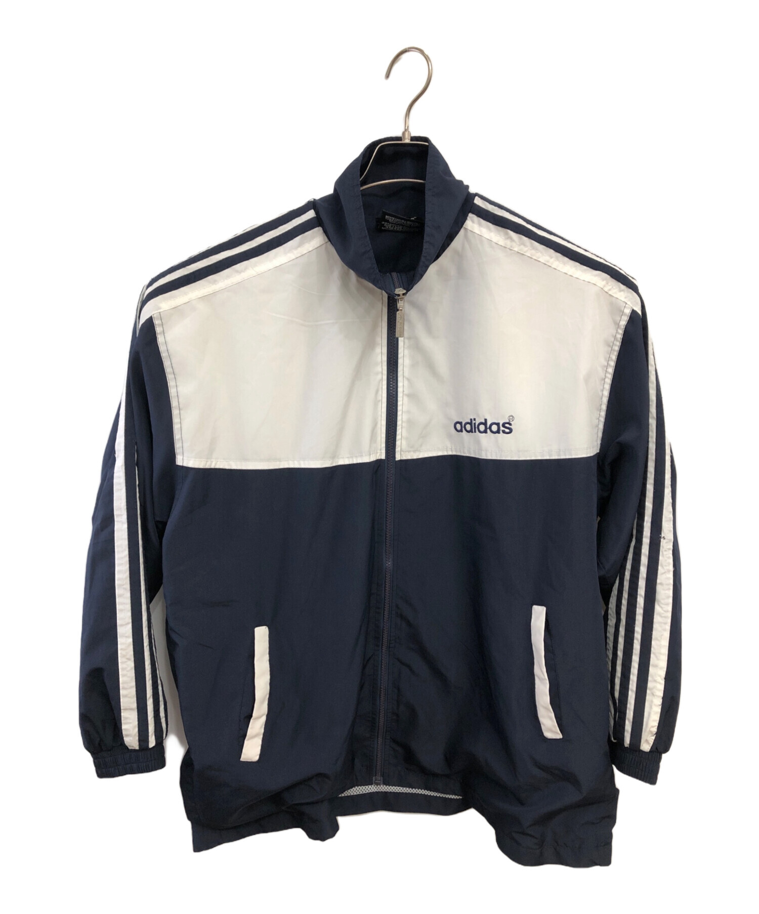 中古・古着通販】adidas (アディダス) ナイロンジャケット ネイビー